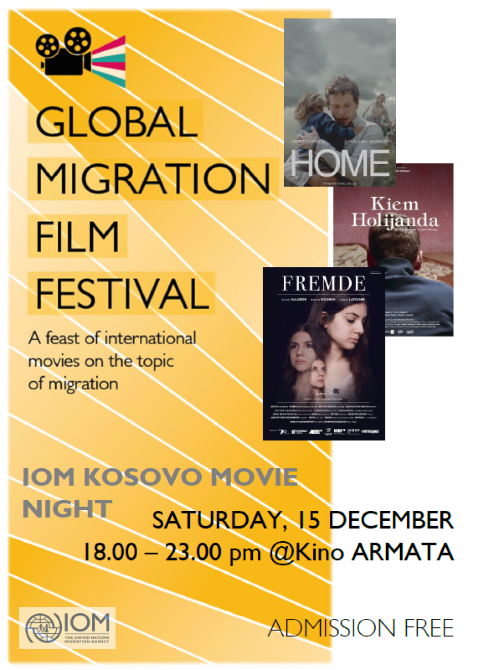 IOM Kosovo Movie Night in Pristina | Mission in Kosovo